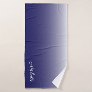 Personnalized gradient ombre navy blue