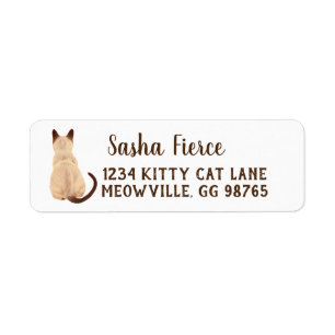 Personne Kitty de chat siamois de Sasha semblant