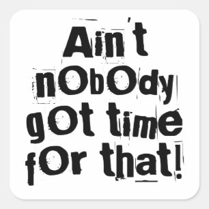 Personne n'a eu le temps pour ces autocollants