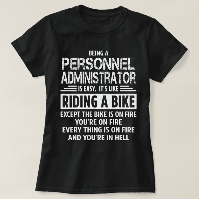 Personnel Administrator T-Shirt (Design Front)