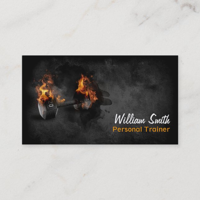 Personnel Trainer Business card (Front)