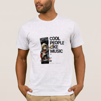 Personnes Cool Aiment la Musique – T-shirt Graphiq