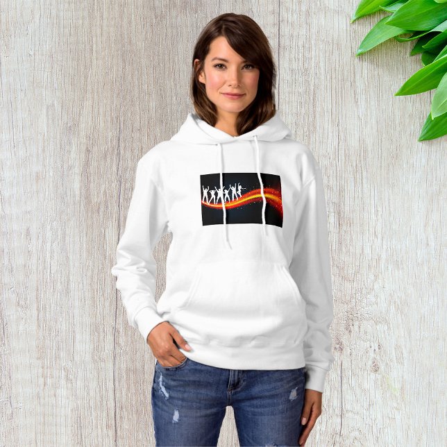 Personnes Danser Silhouettes Femmes Sweat - shirt  (Créateur téléchargé)
