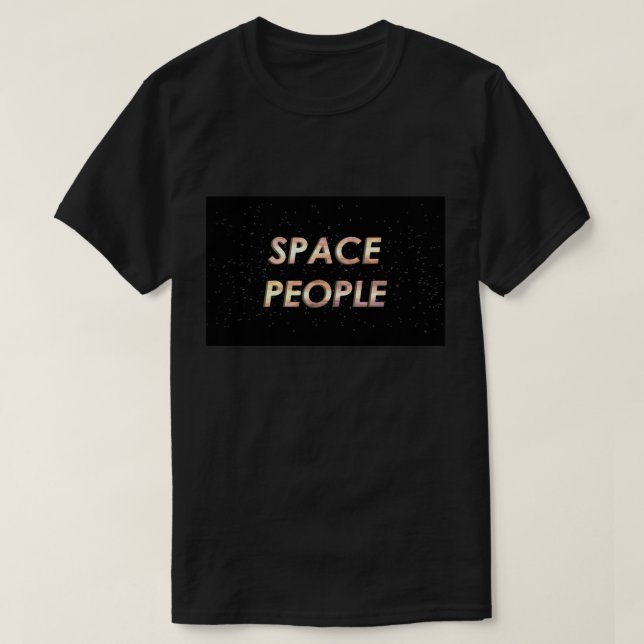 Personnes de l'espace - le T-shirt ! (Hommes) (Design devant)