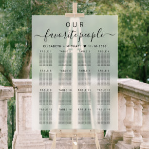 Personnes favorites 16 Table Siège Mariage givré