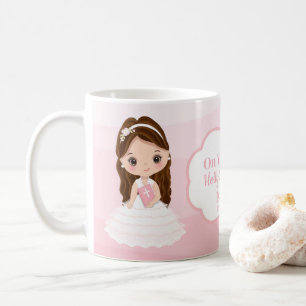 Personolé Première Sainte Communion Fille Café Mug