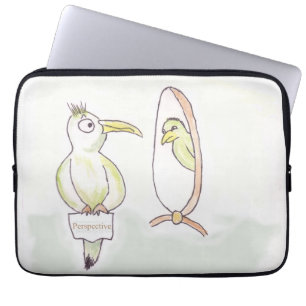 Perspective, Cartoon Laptop Sleeve