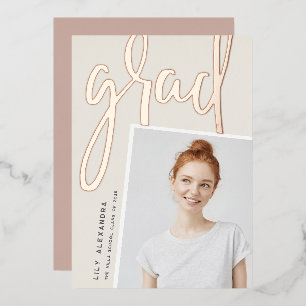 Perspective Foil Faire-part d'obtention d'une li