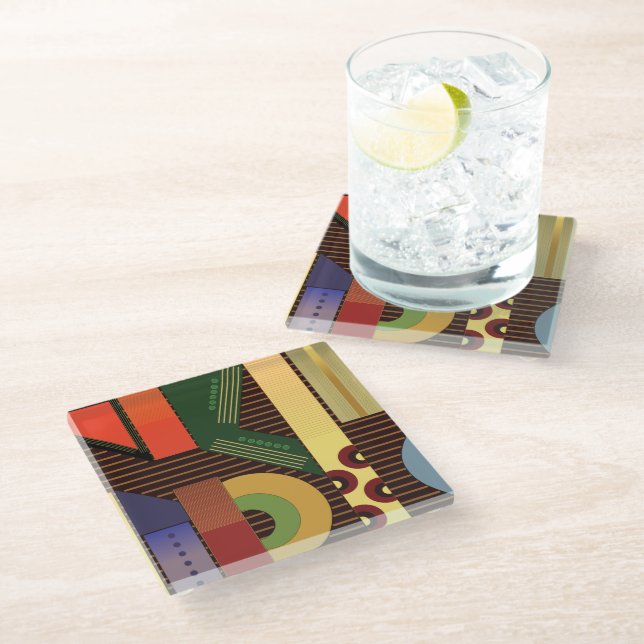 Perspective Glass Coaster (Angled)