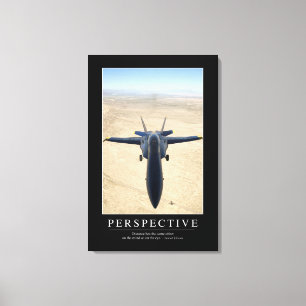 Perspective: Inspirational Quote 1 Canvas Print