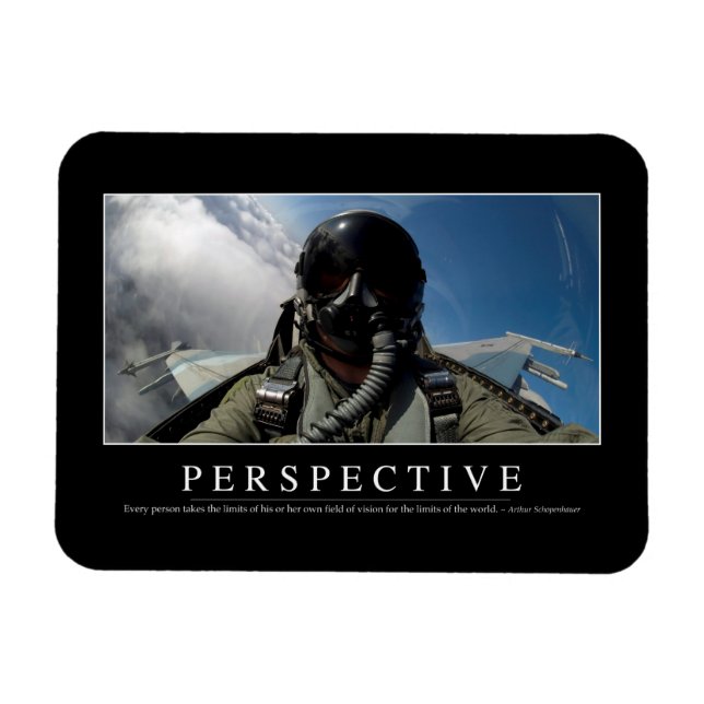 Perspective: Inspirational Quote 2 Magnet (Horizontal)