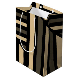 Perspective Line Art Stripe Medium Gift Bag