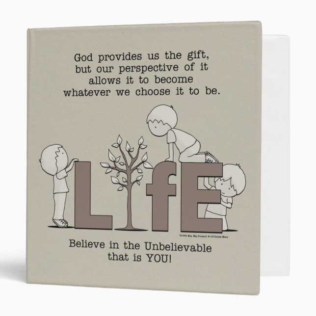 Perspective of Life Binder (Front/Inside)