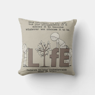 Perspective of Life Throw Pillow