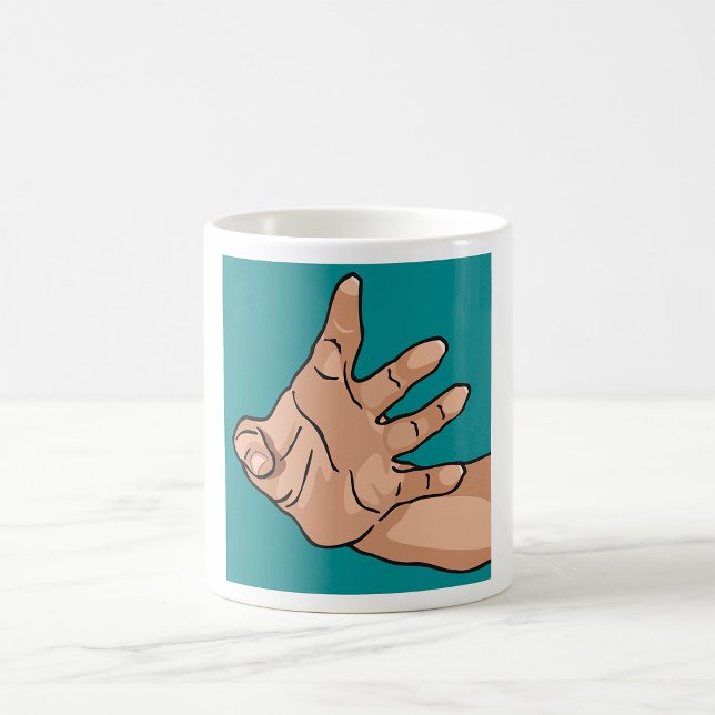 Perspective Reaching Hand Coffee Mug (Creator Uploaded)