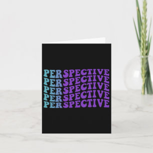 Perspective Suicide Prevention Depression Awarenes Card
