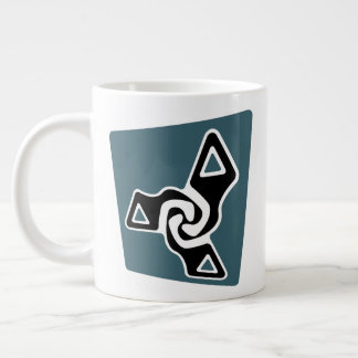 Perspective Tri-Arrows Large Coffee Mug
