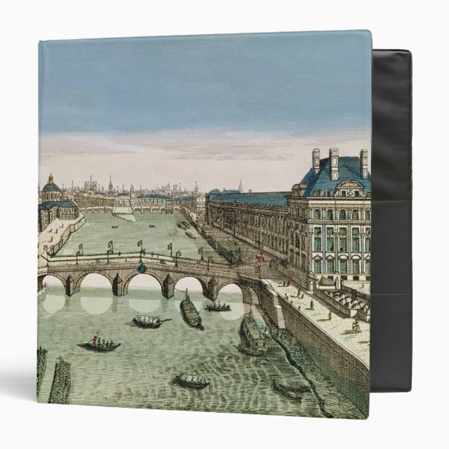 Perspective View of Paris from the Pont Royal Binder (Front/Inside)