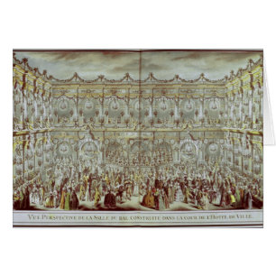 Perspective view of the ballroom constructed