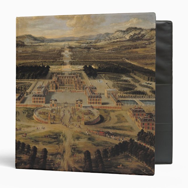 Perspective view of the Chateau Binder (Front/Inside)