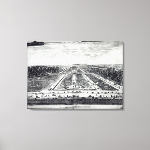 Perspective View of the Garden Canvas Print
