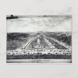 Perspective View of the Garden Postcard