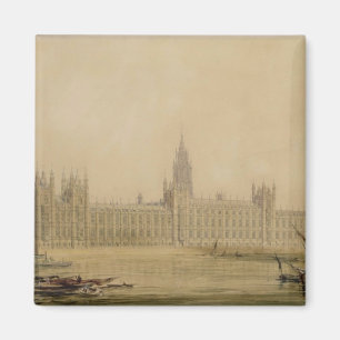 Perspective View of the new Houses of Parliament, Magnet