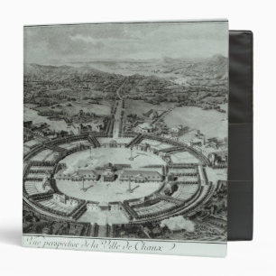Perspective View of the Town of Chaux, c. 1804 Binder
