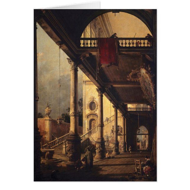 Perspective with a Portico (Front)