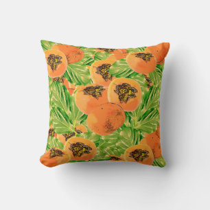 perssimon jungle throw pillow