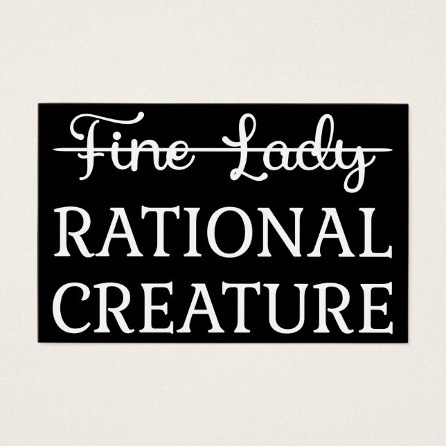 Persuasion Jane Austen - Créature Rationnelle I (Devant)