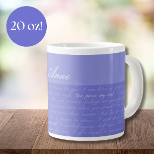 Persuasion Pierce My Soul Personalized Large Coffee Mug