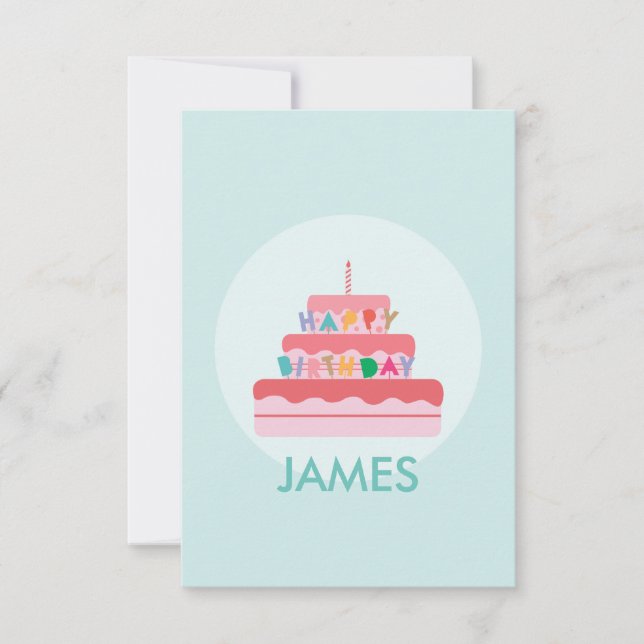 Perszonalized Birthday Card (Front)