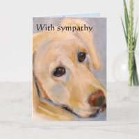 Perte d'animaux : chien mâle : carte de sympathie