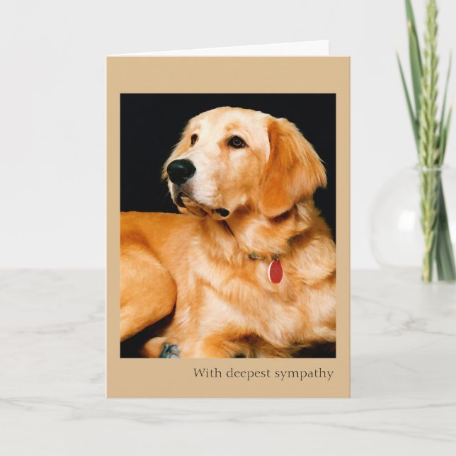 Perte de carte de sympathie de chien (Devant)