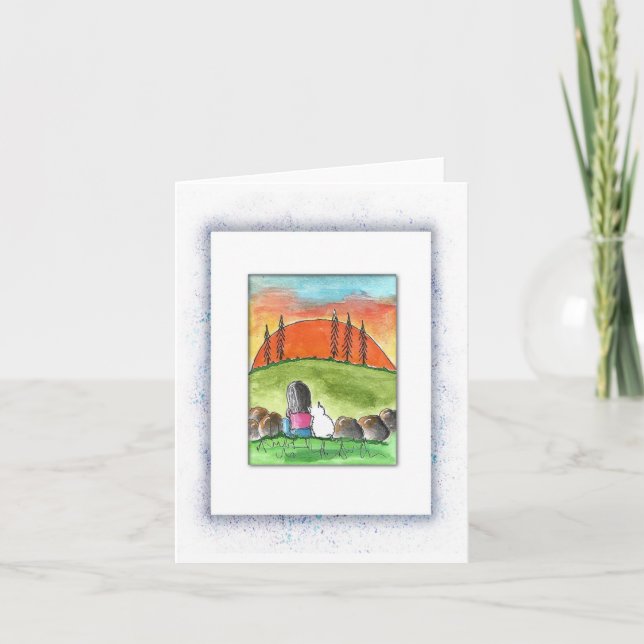 Perte de chat, carte de sympathie pour animaux de  (Devant)