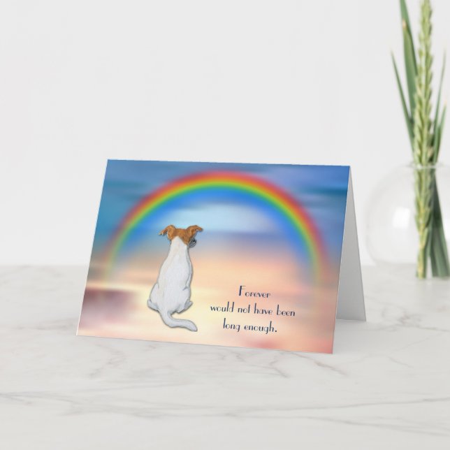 Perte de Jack Russell Terrier Carte de sympathie a (Devant)