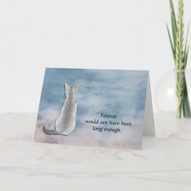 Perte de la carte de condoléances de la sympathie  (Devant)