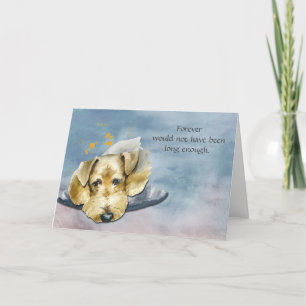 Perte de la carte de sympathie Airedale Terrier Co