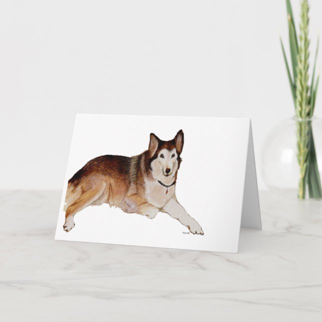 Perte de la carte de sympathie de chien d'animal d (Devant)