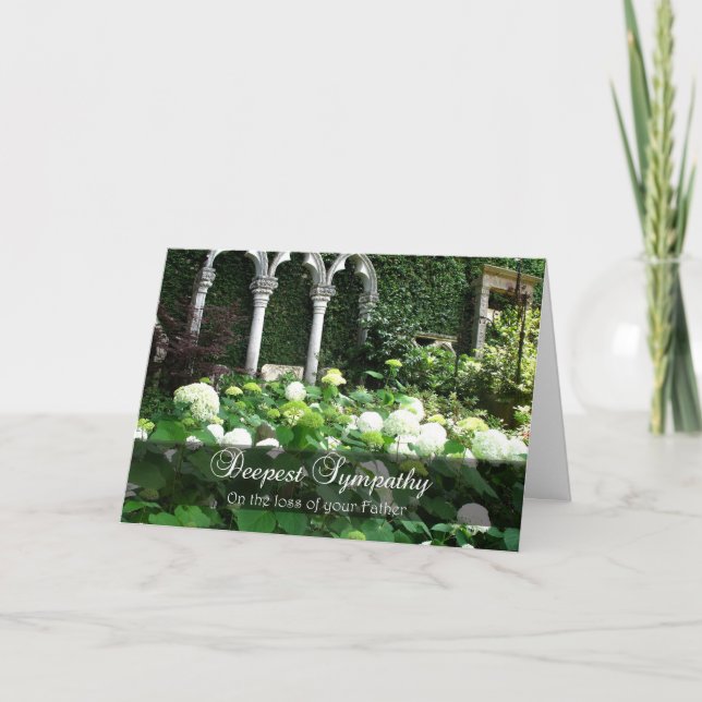 Perte de père - avec carte de sympathie la plus pr (Devant)