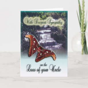 Perte d'oncle - avec carte de sympathie la plus pr