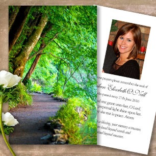 Perte funéraire Forêt Mémorial Prière Sympathy Car