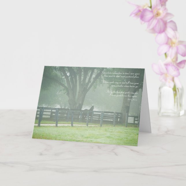 Perte personnalisée de la carte de sympathie du ch (Orchidée)