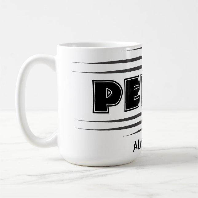 Perth Australia City Sign Coffee Mug (Left)