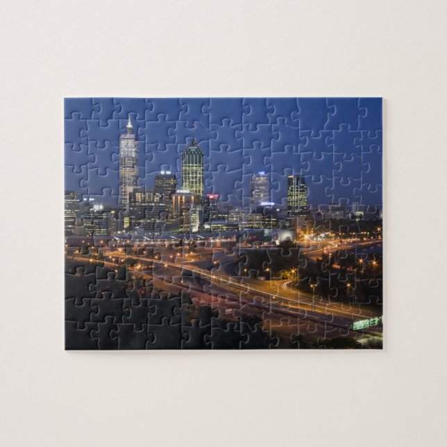 Perth, Australia. View of downtown Perth from Jigsaw Puzzle (Horizontal)