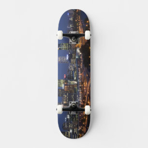 Perth, Australia. View of downtown Perth from Skateboard