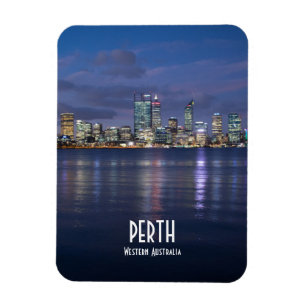 Perth City Skyline Magnet