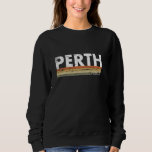 Perth Retro Australia Vintage Australian Sweatshirt<br><div class="desc">Perth Retro Australia Vintage Australian</div>