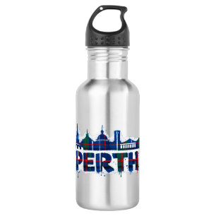Perth Scotland Tartan Mug Scottish  532 Ml Water Bottle